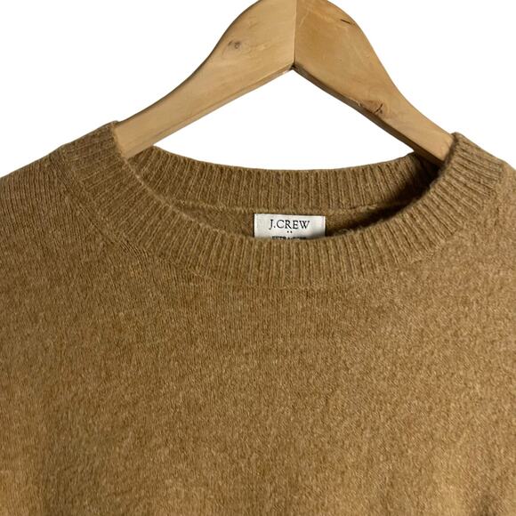 J.Crew Tan Crewneck Long Sleeve Sweater in Extra Soft Yarn Size XS - Picture 5 of 11